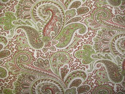 Premier Prints Paisley Zumin Rust Natural